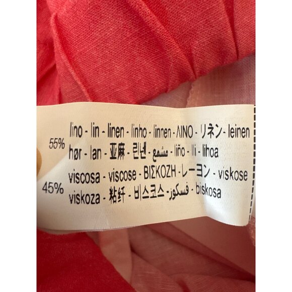 2/$30 ZARA Medium Womens Ombré Linen Blend Pants - Picture 4 of 13